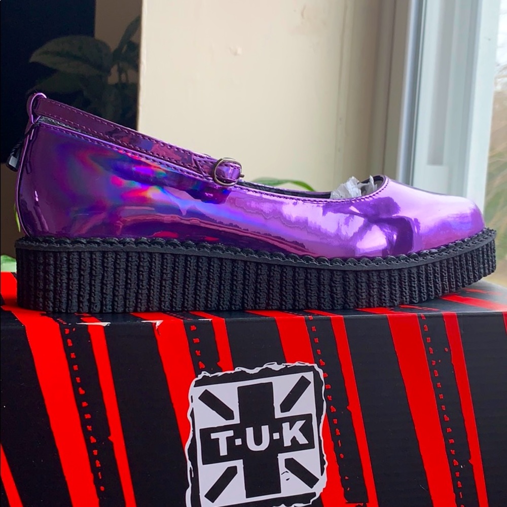 TUK FOOTWEAR Ballet Creeper in Lavender Women 7